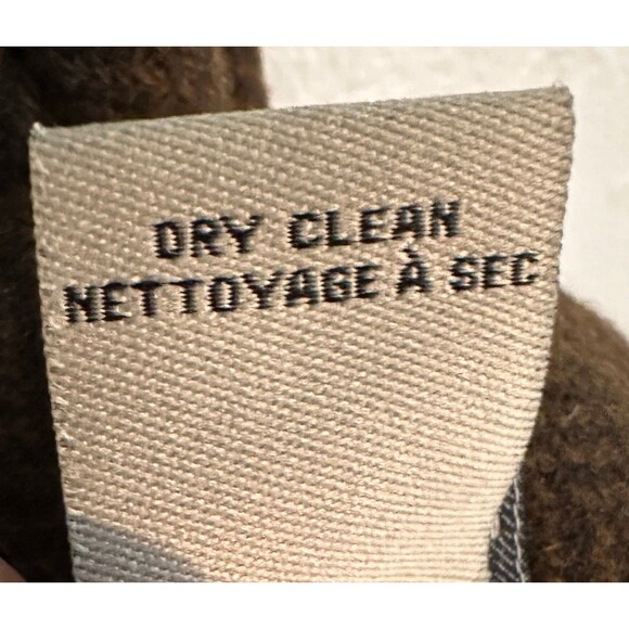 Bob Timberlake Women’s Brown 50% Wool Lined Zippered Skirt Size 14 - Picture 4 of 7